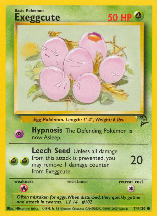 Base Set 2 Exeggcute #74/130