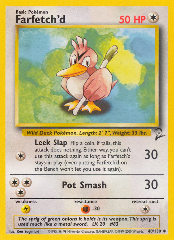Base Set 2 Farfetch'd #40/130