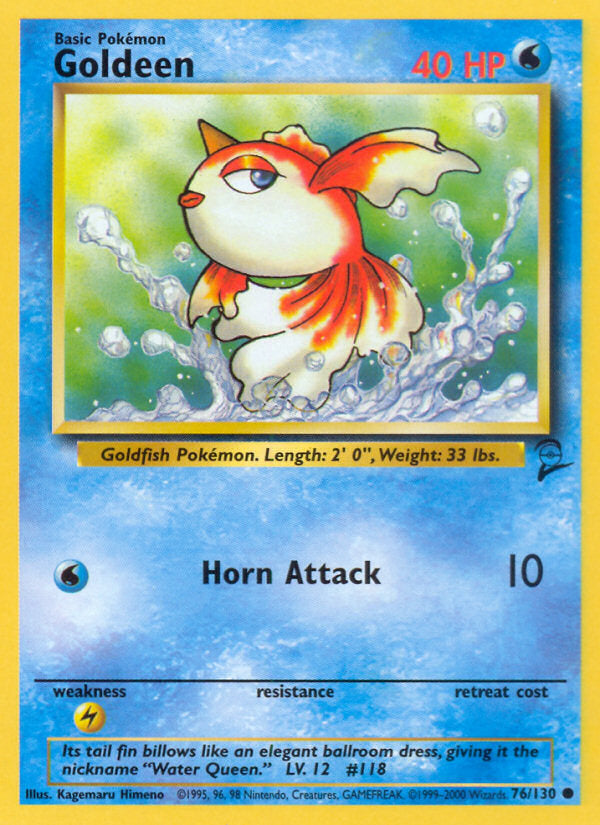 Base Set 2 Goldeen #76/130