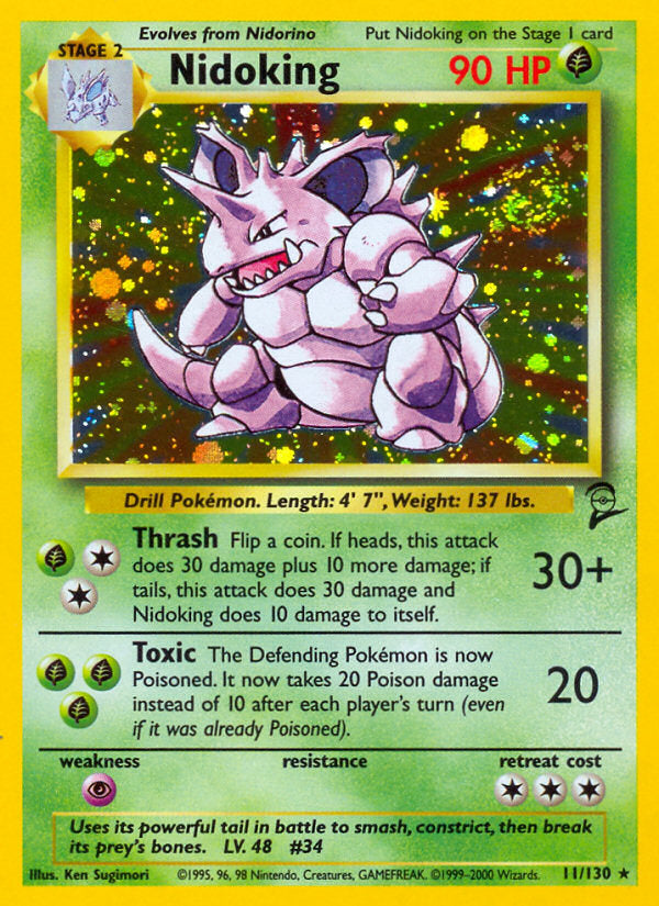 Base Set 2 Holo Nidoking #11/130