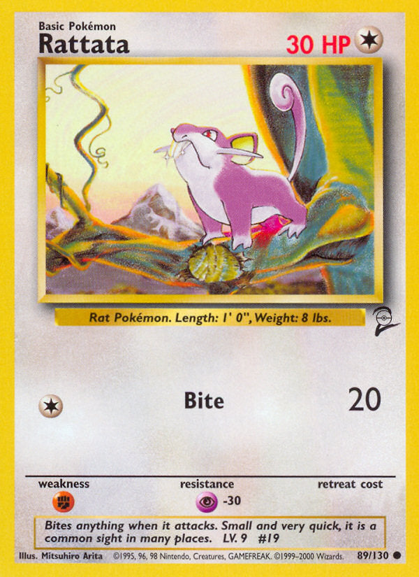 Base Set 2 Rattata #89/130