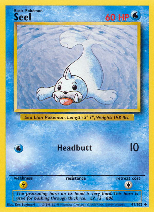 Base set Seel #41/102 unlimited