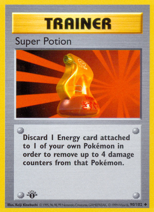Base set Super Potion #90/102 first edition