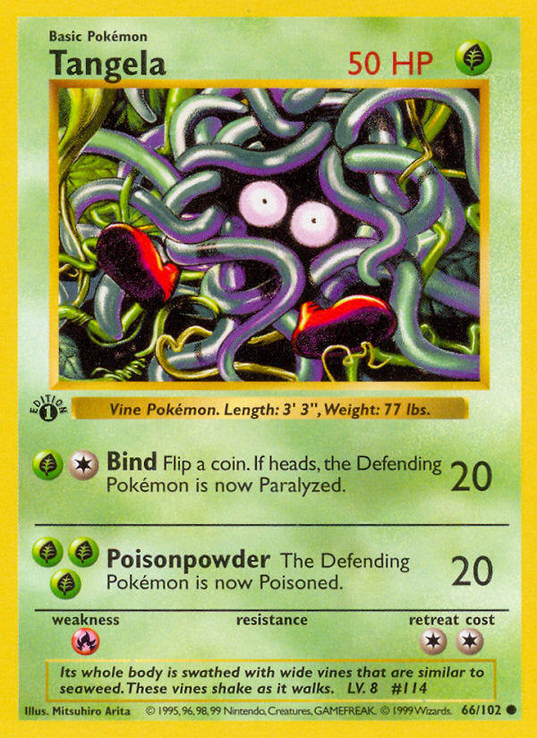 Base set Tangela #66 first edition