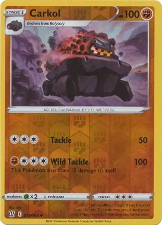 Battle Styles Carkol #79/163 reverse holo