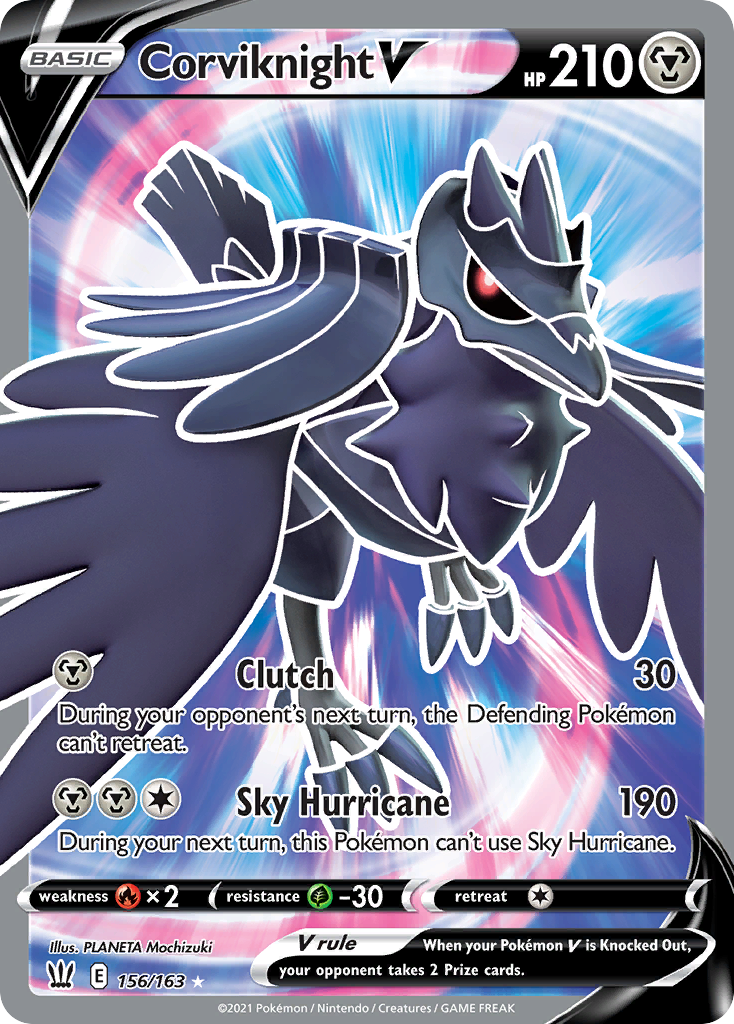 Battle Styles Corviknight V #156/163