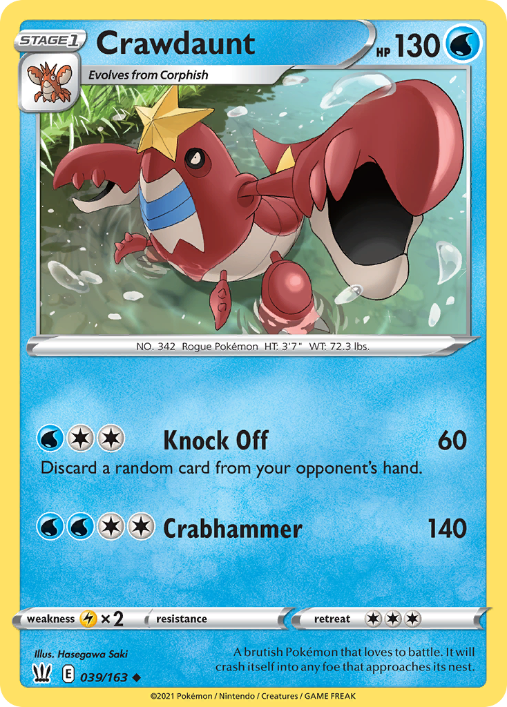 Battle Styles Crawdaunt #39/163