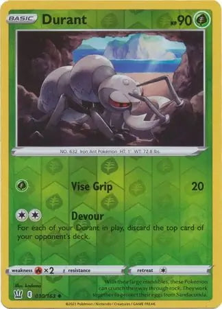 Battle Styles Durant #10/163 reverse holo