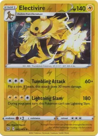 Battle Styles Electivire #45/163 reverse holo