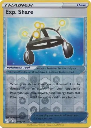 Battle Styles Exp. Share #126/163 reverse holo