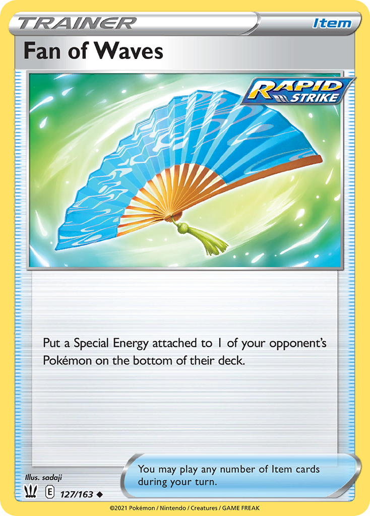 Battle Styles Fan of Waves #127/163