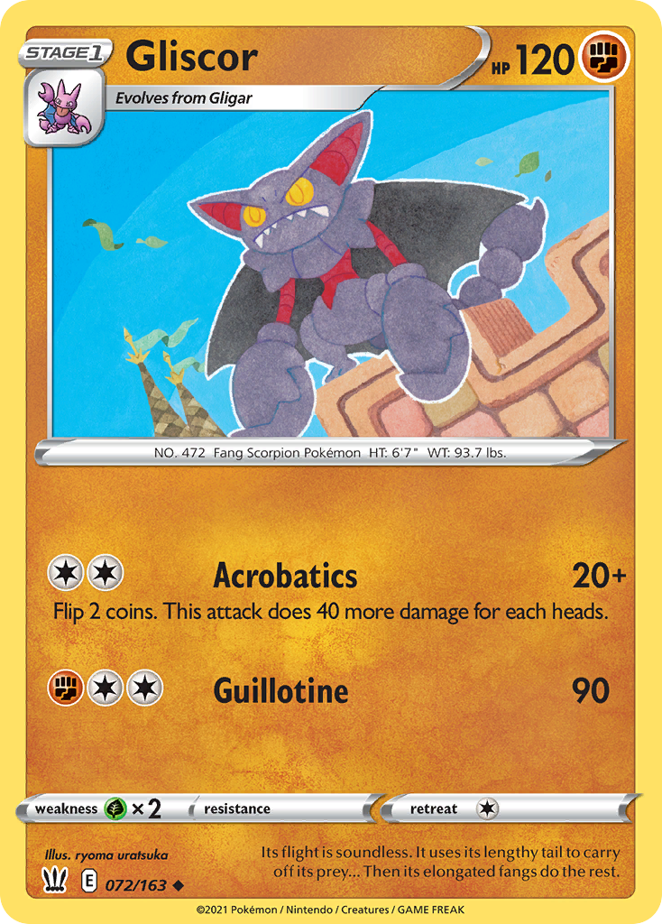 Battle Styles Gliscor #72/163
