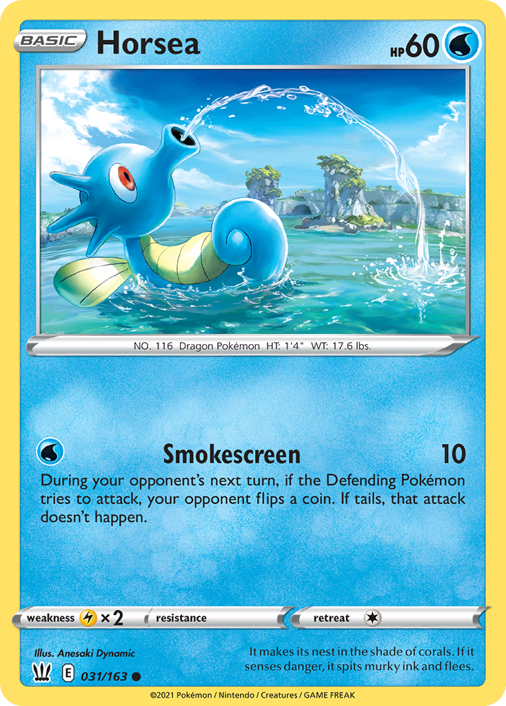 Battle Styles Horsea #31/163