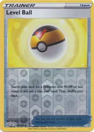 Battle Styles Level Ball #129/163 reverse holo