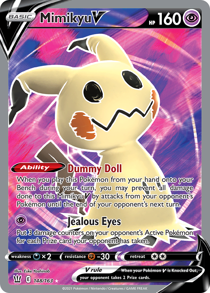 Battle Styles Mimikyu V #148/163