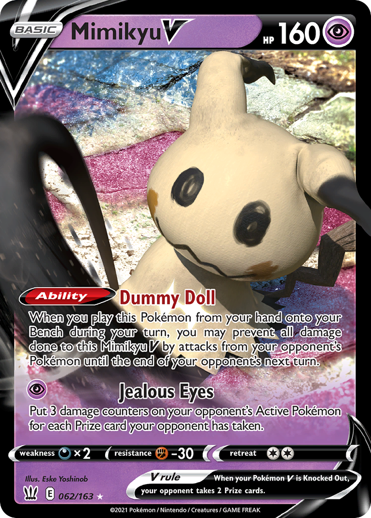 Battle Styles Mimikyu V #62/163