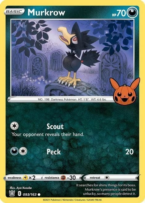 Battle Styles Murkrow #93/163 Trick or Trade