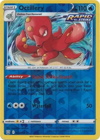 Battle Styles Octillery #37/163 reverse holo