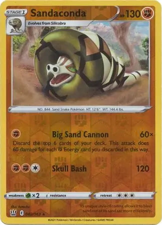 Battle Styles Sandaconda #82/163 reverse holo