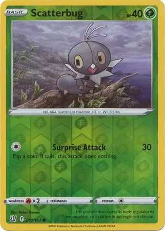 Battle Styles Scatterbug #11/163 reverse holo
