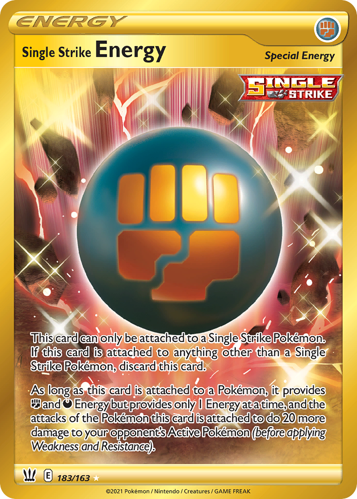 Battle Styles Single Strike Energy #183/163