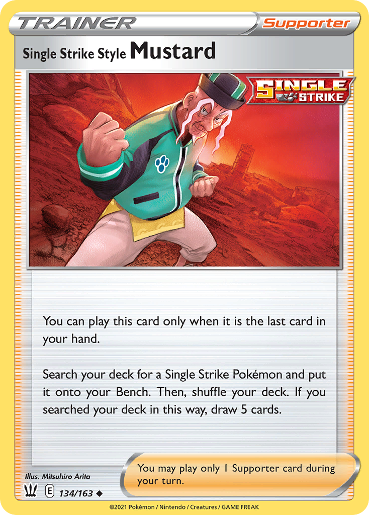 Battle Styles Single Strike Style Mustard #134/163