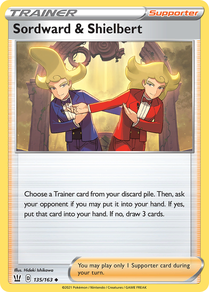 Battle Styles Sordward and Shielbert #135/163