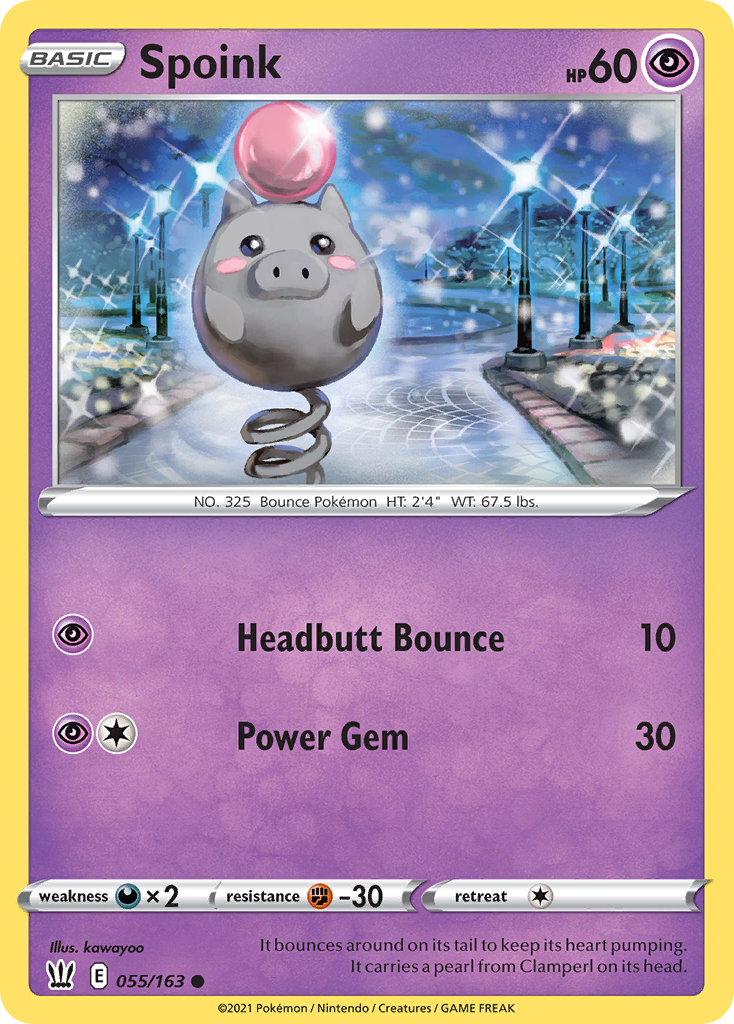 Battle Styles Spoink #55/163