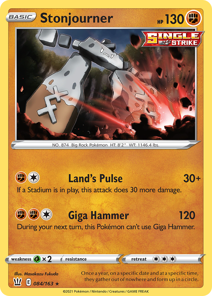 Battle Styles Stonjourner #84/163