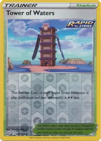 Battle Styles Tower of Waters #138/163 reverse holo