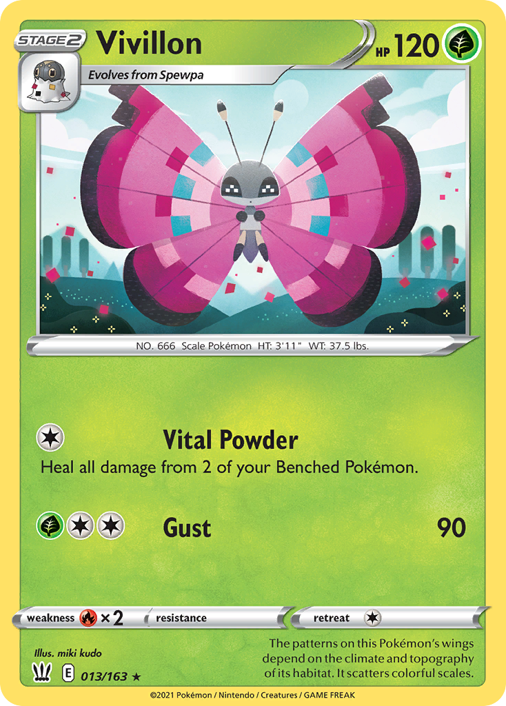 Battle Styles Vivillon #13/163