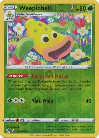 Battle Styles Weepinbell #2/163 reverse holo