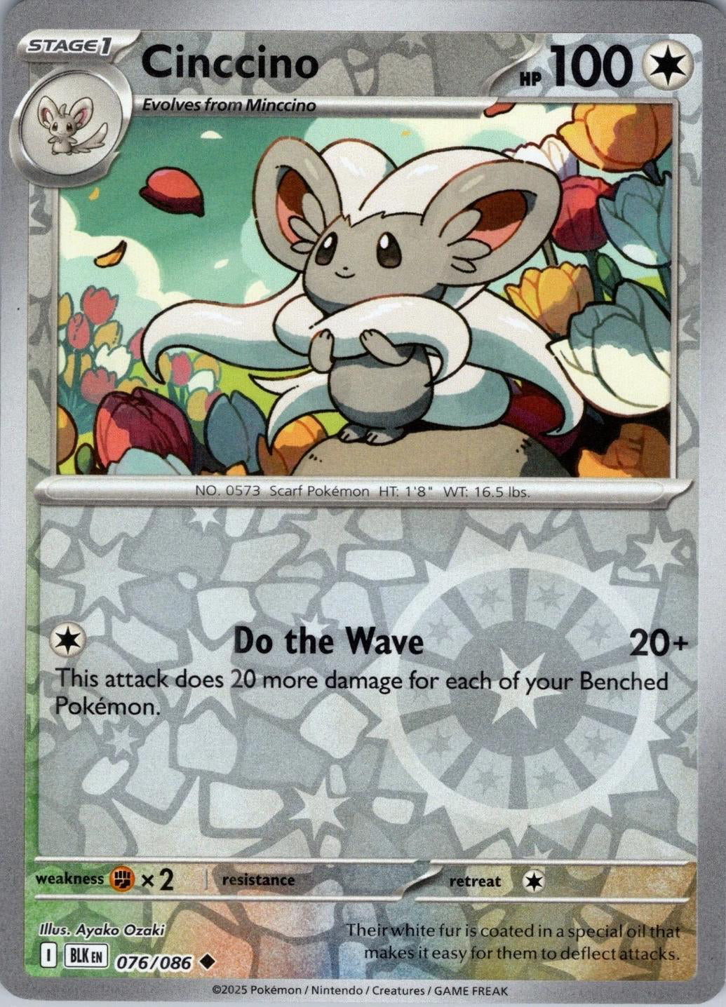 Black Bolt Cinccino #76/86 reverse holo