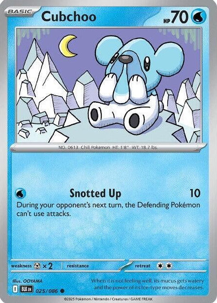 Black Bolt Cubchoo #25/86