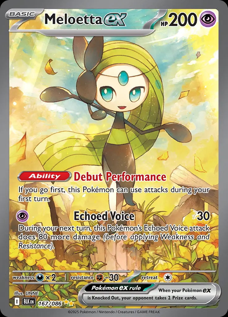 Black Bolt Meloetta ex #167/86