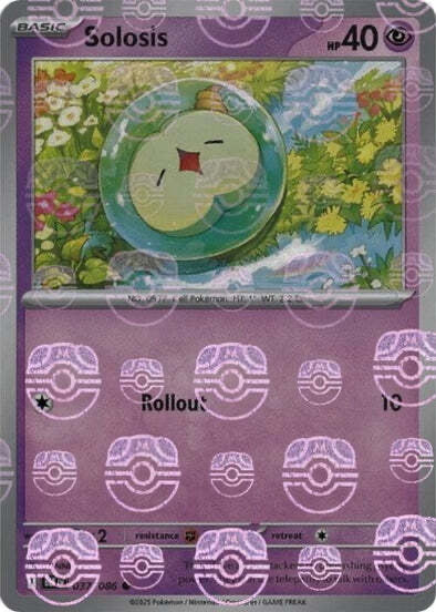 Black Bolt Solosis #37/86 Masterball Holo