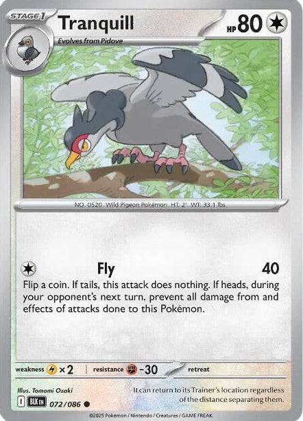 Black Bolt Tranquill #72/86