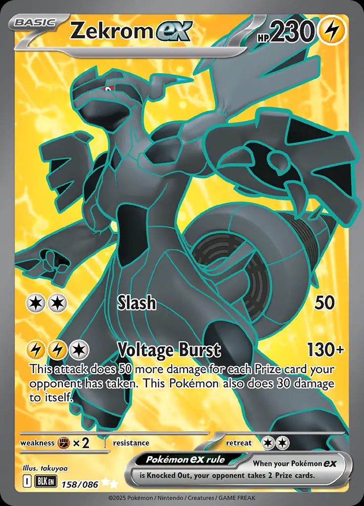 Black Bolt Zekrom ex #158/86