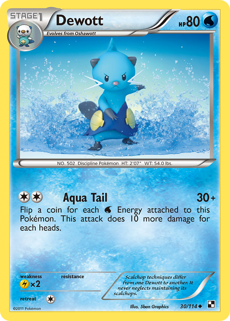 Black & White Dewott #30/114