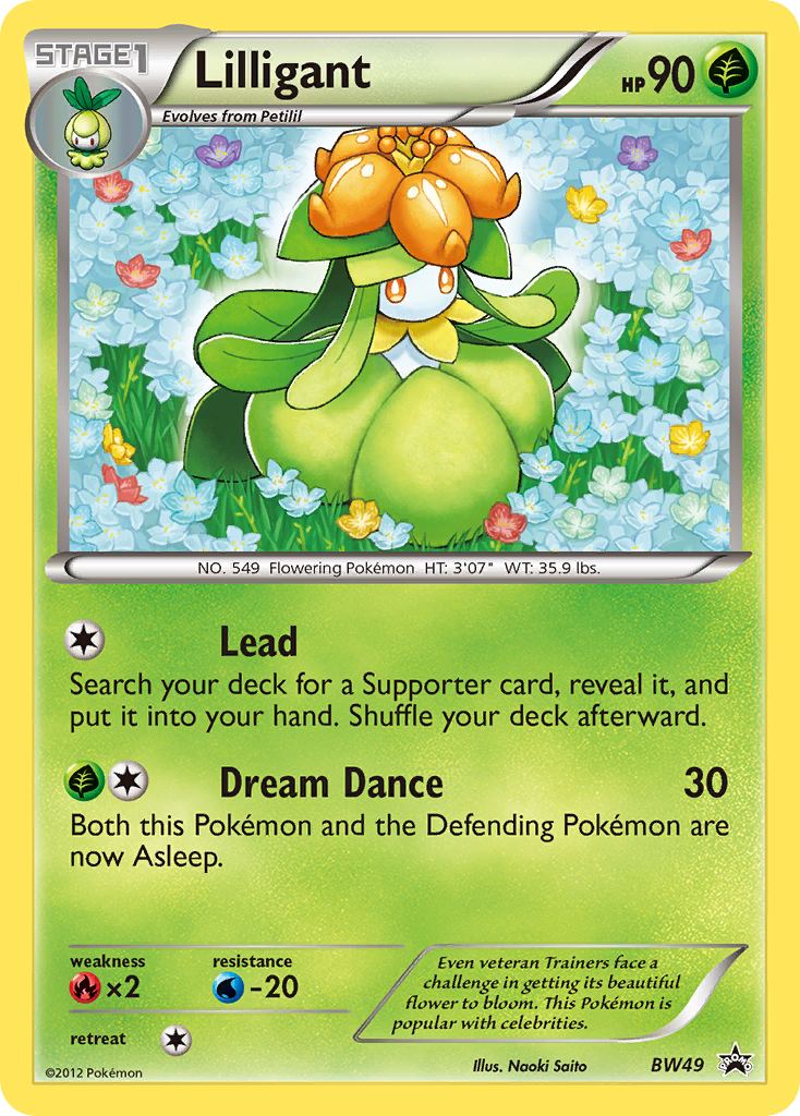 Black & White Promo Lilligant #49