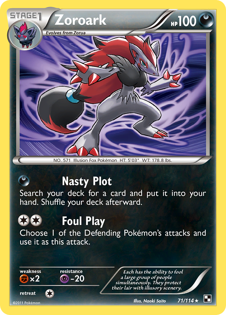 Black & White Zoroark #71/114