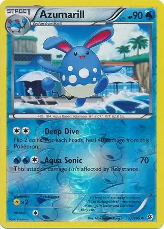 Boundaries Crossed Azumarill #37/149 reverse holo