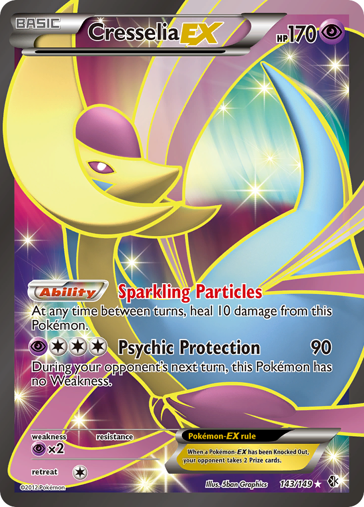 Boundaries Crossed Cresselia EX #143/149