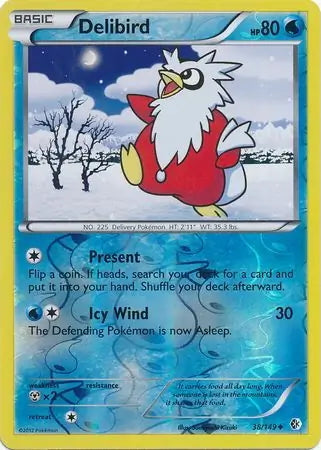 Boundaries Crossed Delibird #38/149 reverse holo
