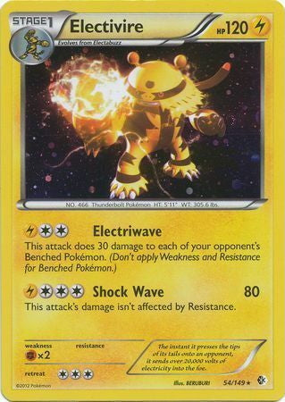 Boundaries Crossed Galaxy Holo Electivire #54/149