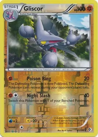 Boundaries Crossed Gliscor #81/149 reverse holo
