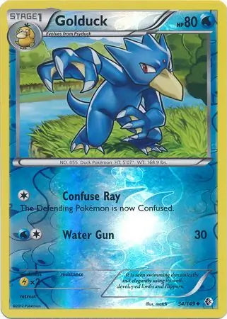 Boundaries Crossed Golduck #34/149 reverse holo