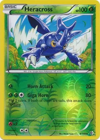 Boundaries Crossed Heracross #8/149 reverse holo