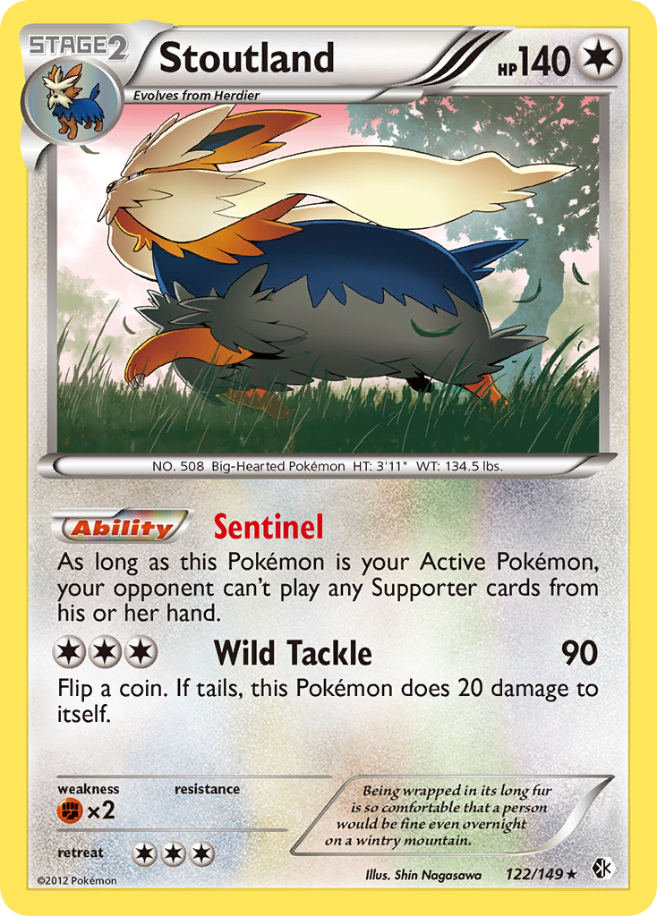 Boundaries Crossed Holo Stoutland #122/149