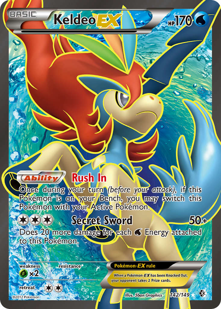 Boundaries Crossed Keldeo EX #142/149